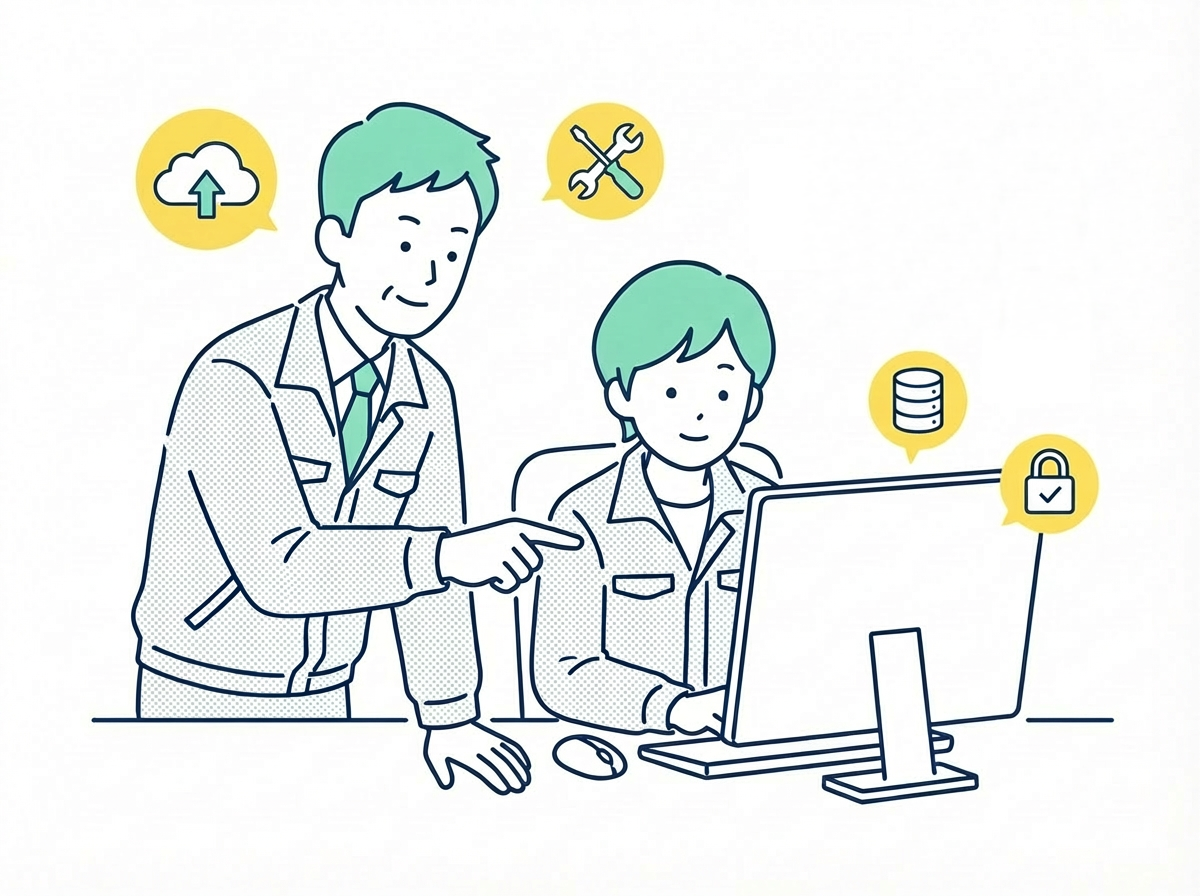 新しいスタッフの操作トレーニング